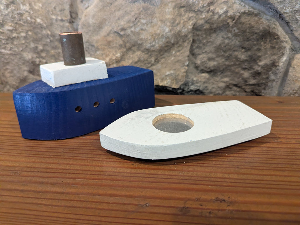Steamship Incense Burner - Blue