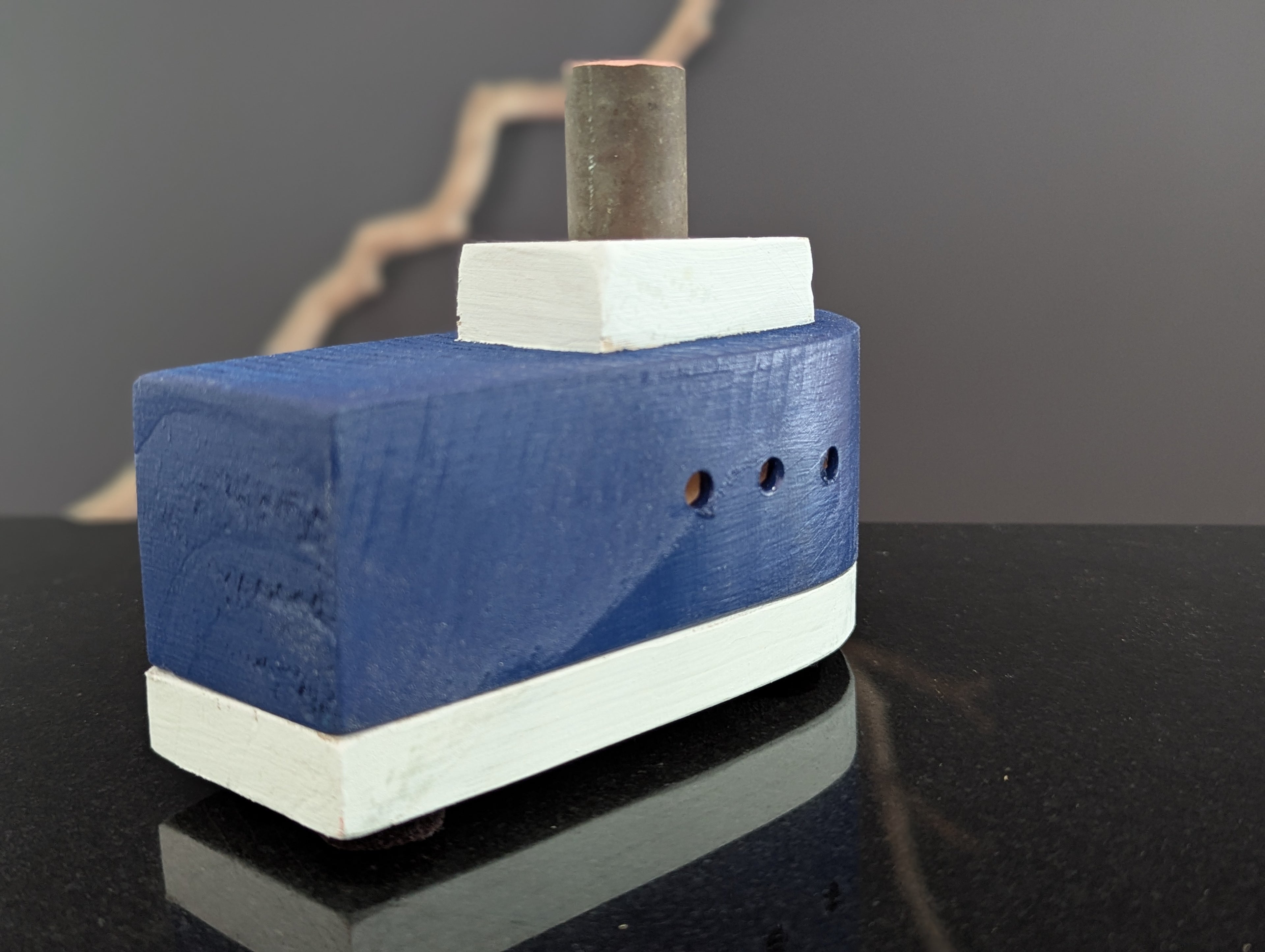 Steamship Incense Burner - Blue