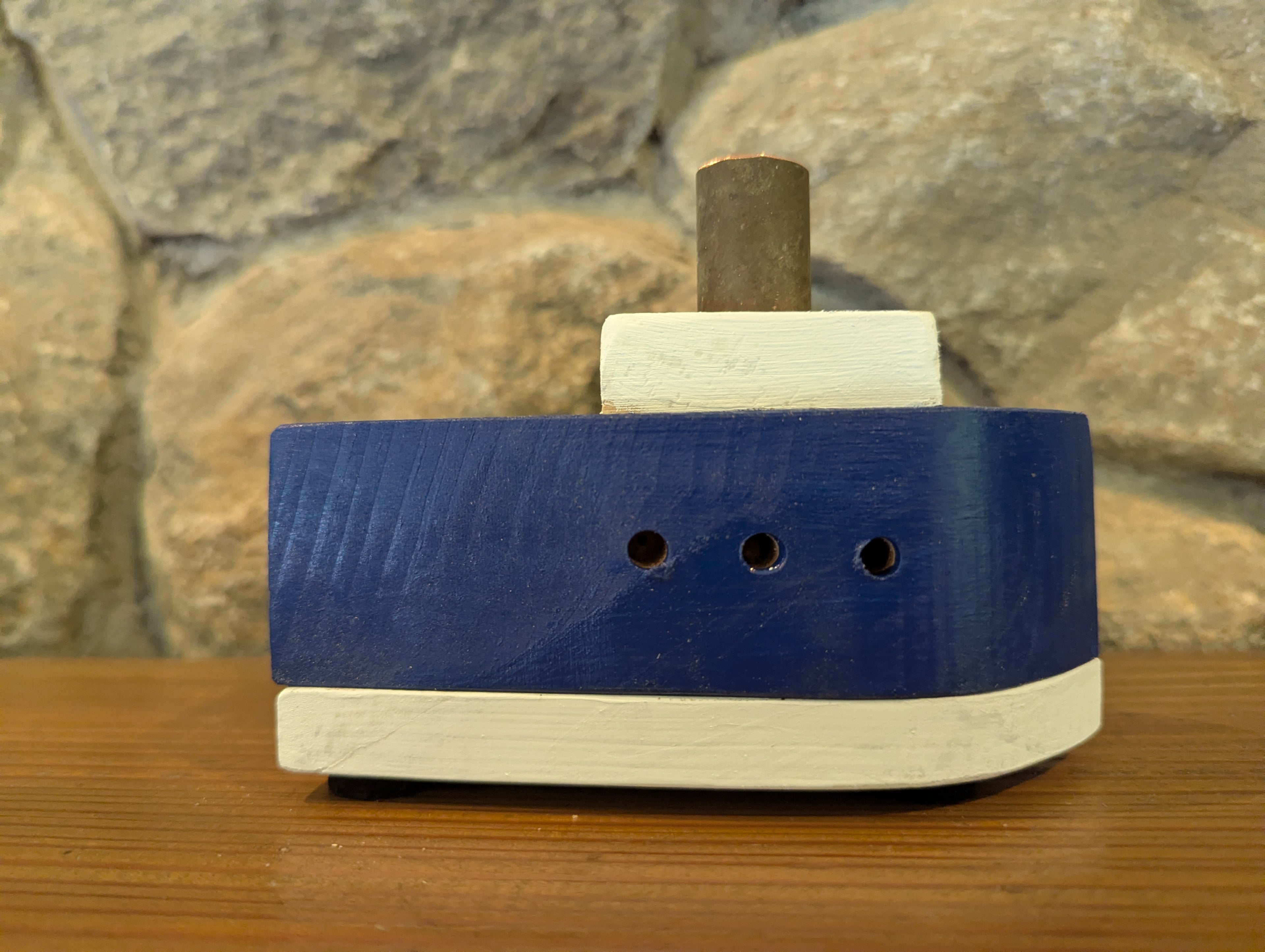 Steamship Incense Burner - Blue