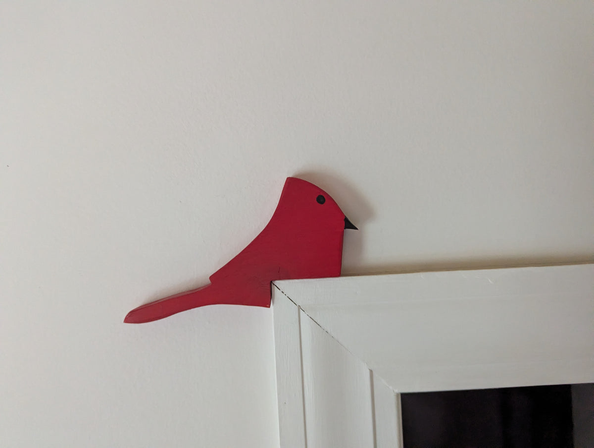 Cardinal Door Hanger