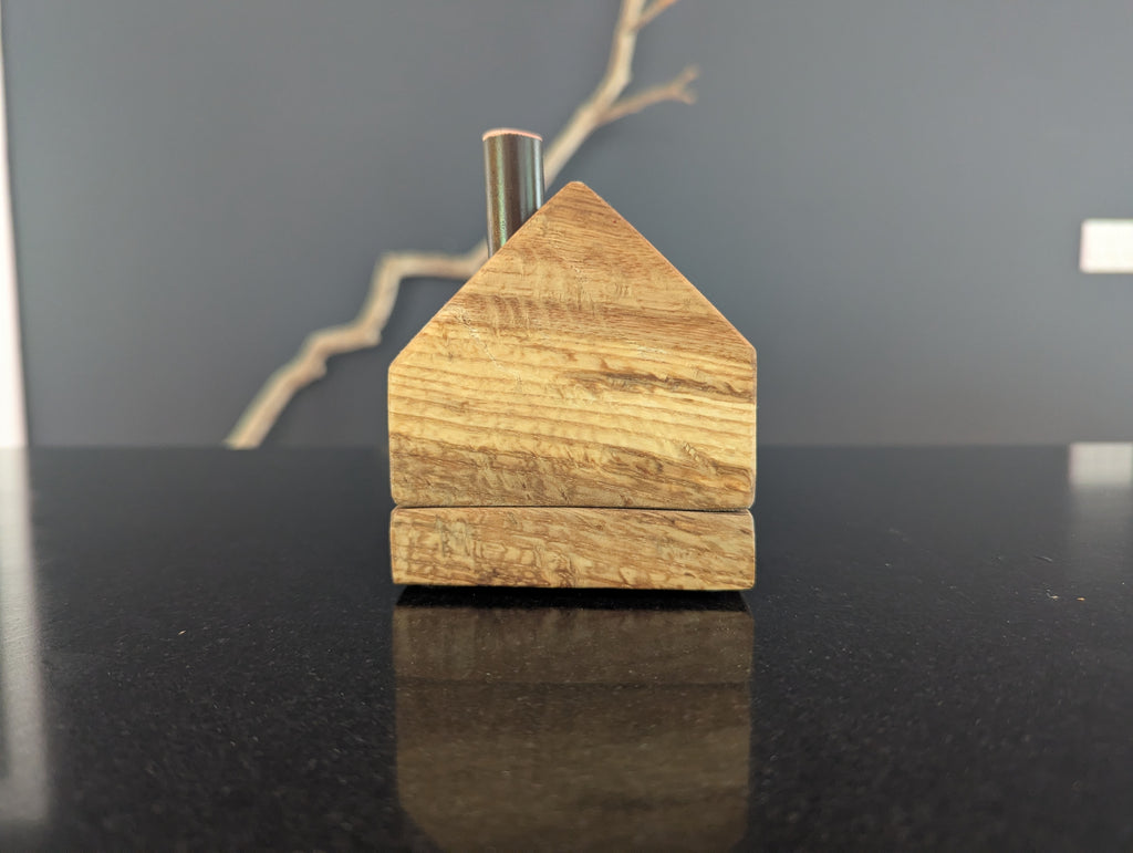 Cozy Incense Cabin - Spalted Oak