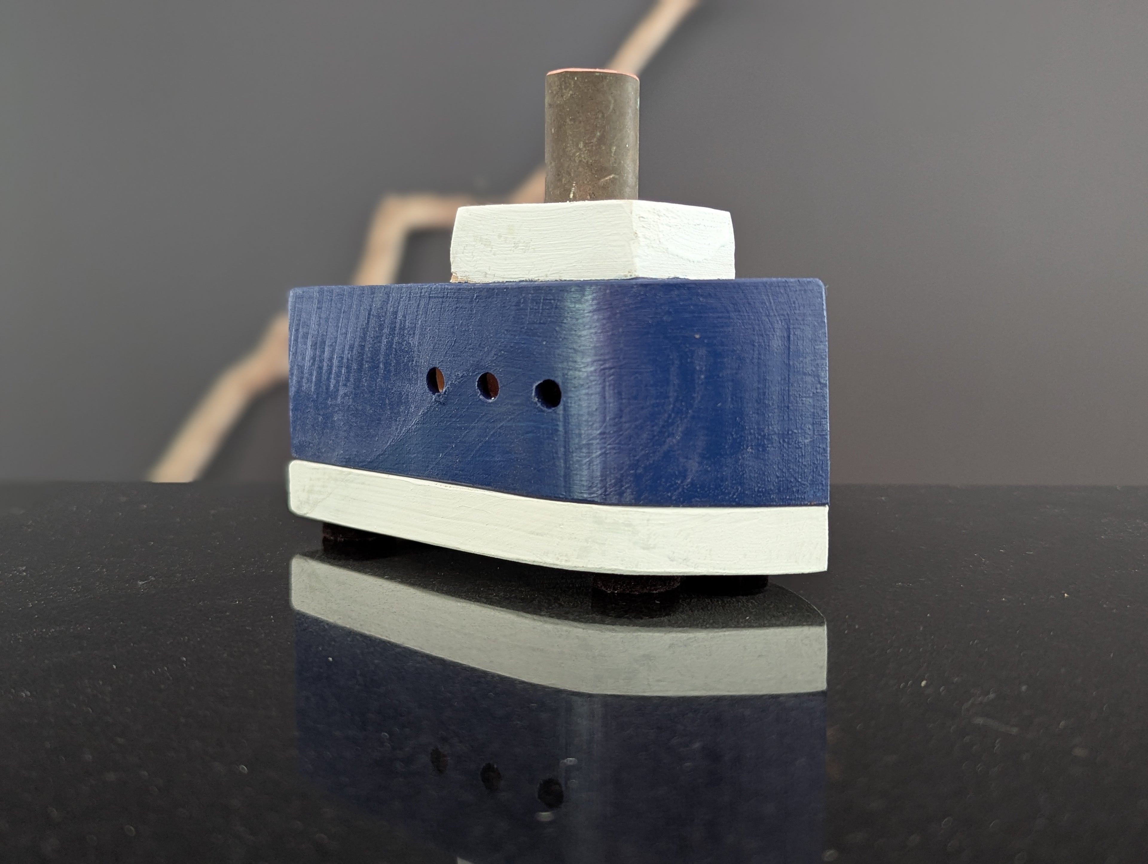 Steamship Incense Burner - Blue