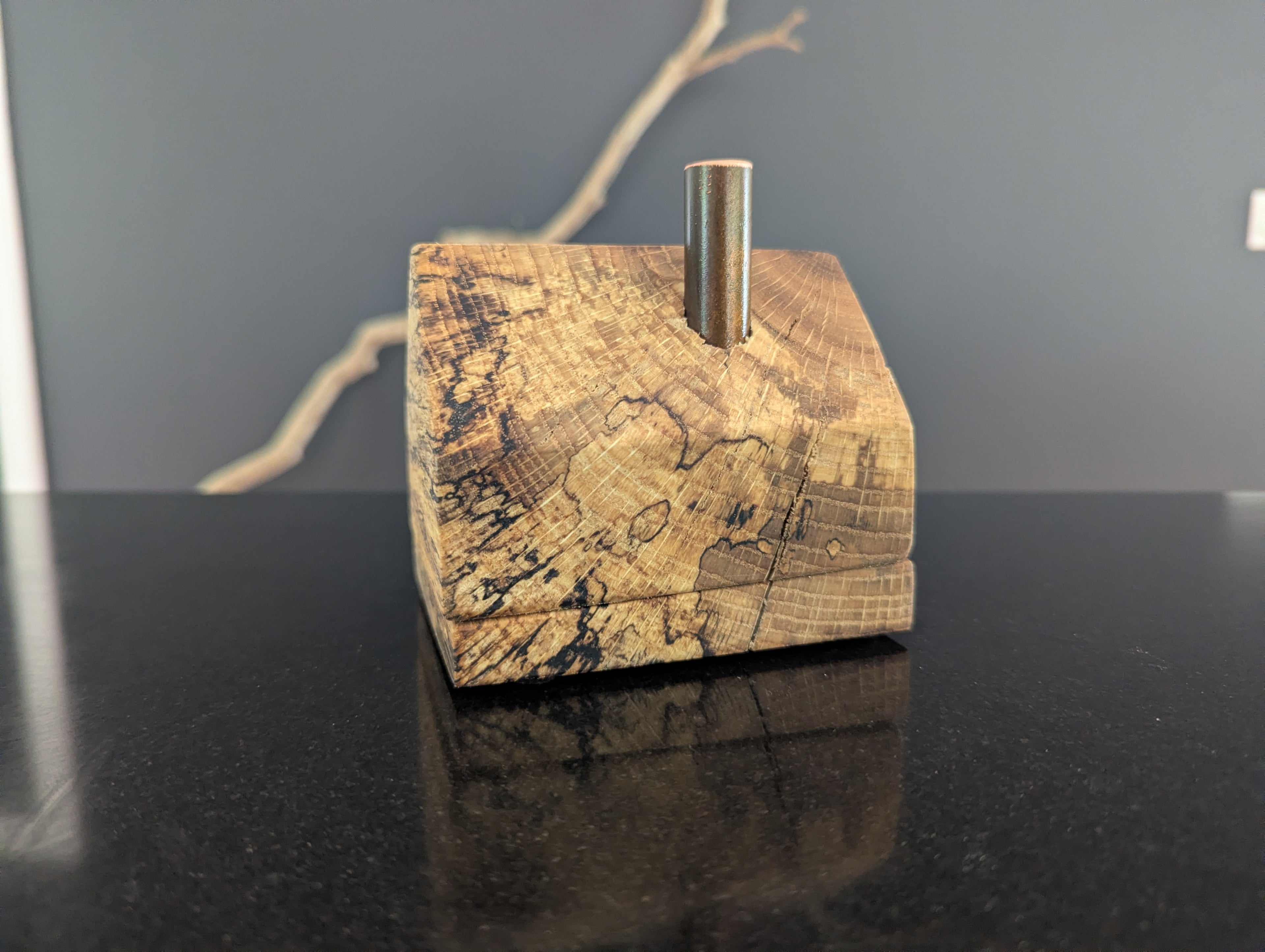 Cozy Incense Cabin - Spalted Oak