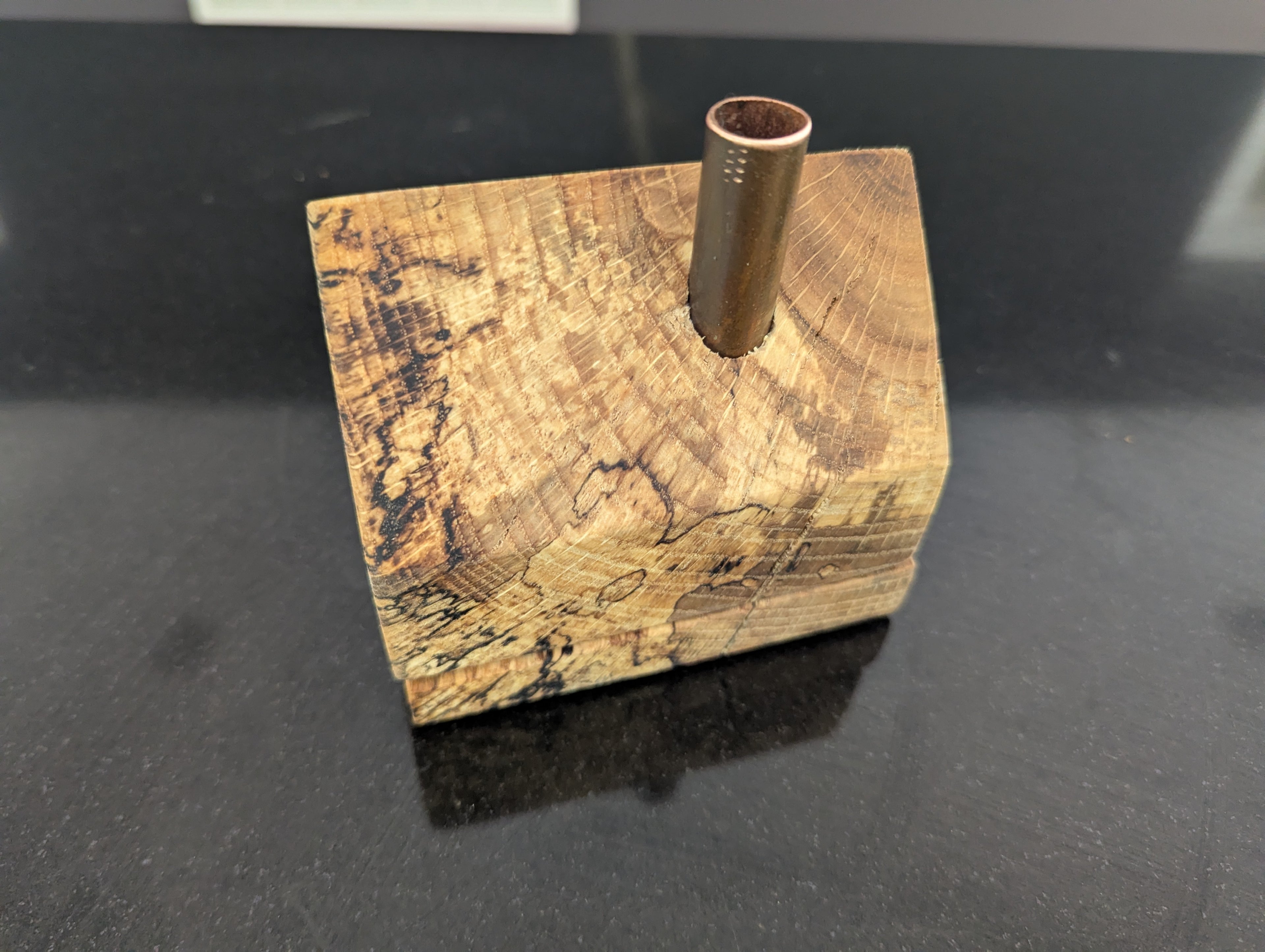 Cozy Incense Cabin - Spalted Oak