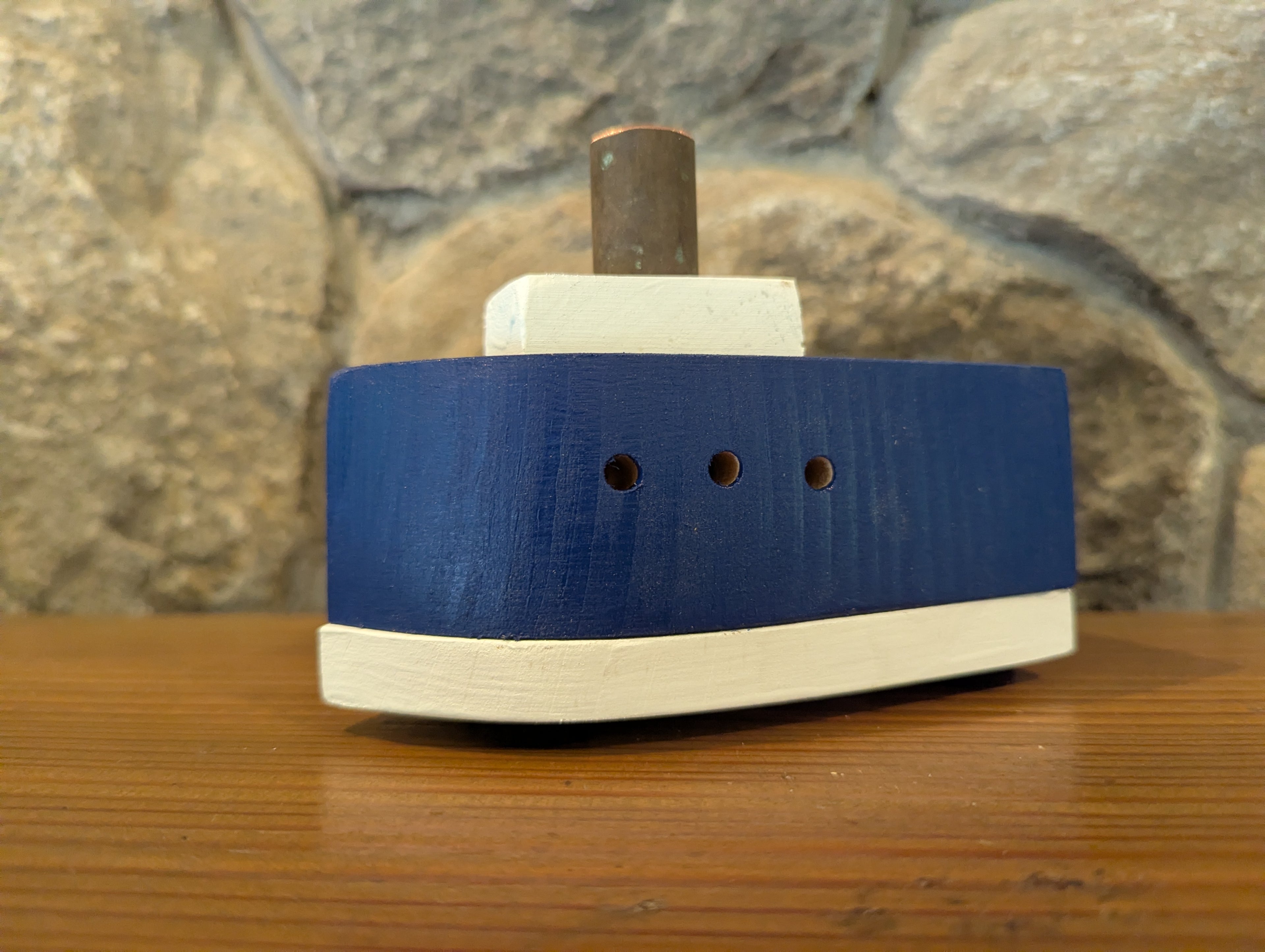 Steamship Incense Burner - Blue