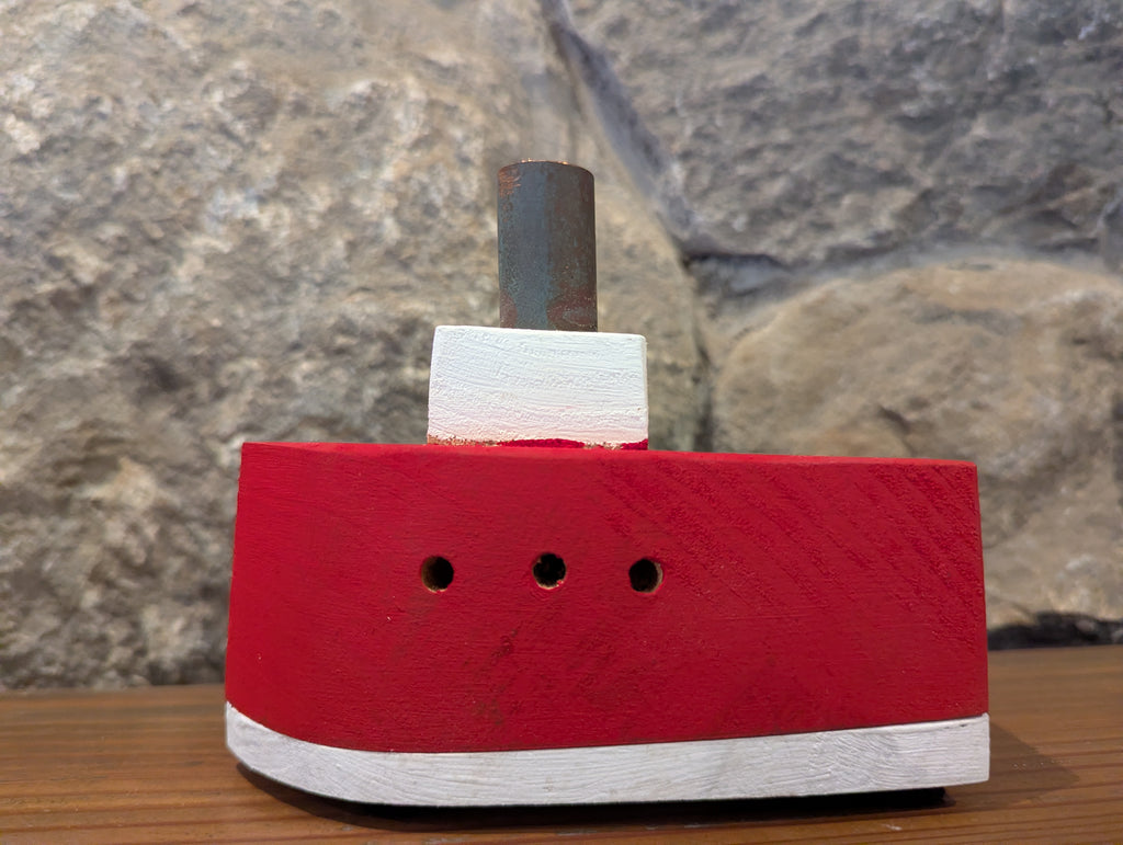 Steamship Incense Burner - Red